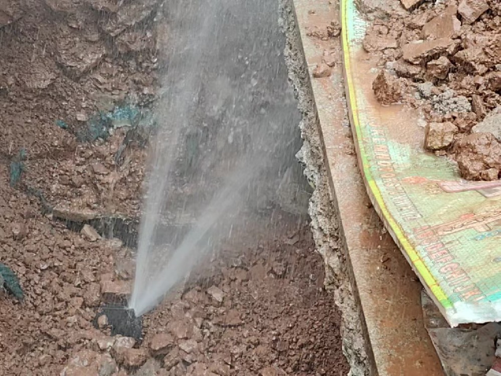 龙州消防水管漏水检测定点开挖